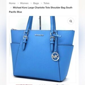 NWT Michael Kors Charlotte large tote